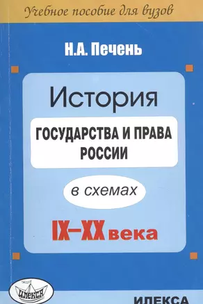 История государства и права России в схемах. IX-XX века. Учебное пособие для вузов — 2794554 — 1