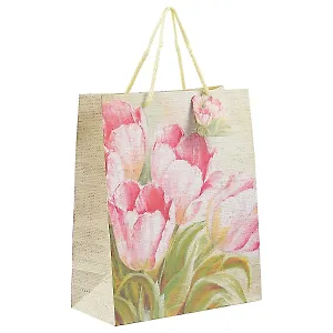 Подарочный пакет «Цветы на холсте», А4