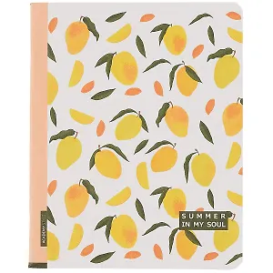 Тетрадь в клетку Academy Style, "Фруктовый паттерн", 80 листов, в ассортименте