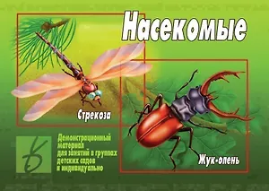 Насекомые. Демонстрационный материал для занятий в группах детских садов и индивидуально