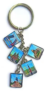 Сувенир, Брелок металл гирлянда виды СПб [46-9185]