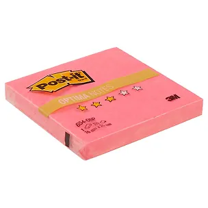 Стикеры Post-it, розовые, 100 листов, 7.6 х 7.6 см 235412