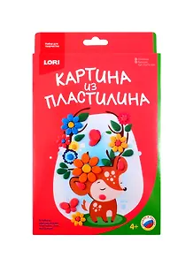 Набор для творчества LORI Картина из пластилина Оленёнок Пз/Пл-009