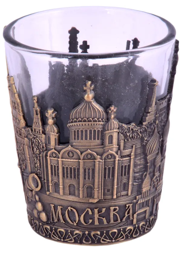 Стопка с мет.подставкой Москва цв.бронза (505-19-BR) 2868380 — 1