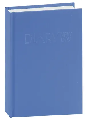 Ежедневник недат. А6 128л "New day" синий, 7БЦ, лам.soft touch, блинт.тисн, офсет 2944433