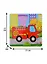 Развивающая рамка Пожарная машина, дерево, 15х15 см ZK-011 — 2691926 — 2