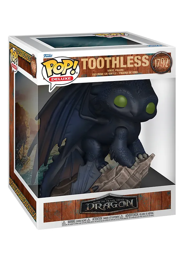 Фигурка Funko POP! Deluxe How to Train Your Dragon Live Action Toothless (1792) (Fun86140) 3118587 — 2