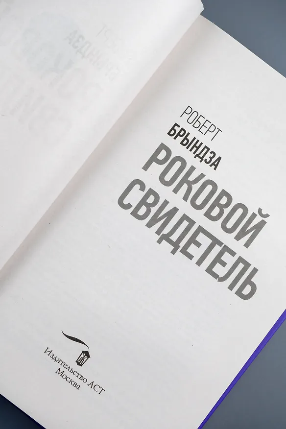 Книга Роковой свидетель (Роберт Брындза) — 13