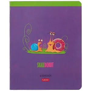 Тетрадь в клетку Hatber, "Прикольные улитки", 48 листов, в ассортименте