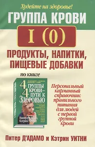 Группа крови 1(0) Продукты, напитки, пищевые добавки