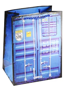 Пакет подарочный бумажный А5 18*23*10 "Hard style", нейтр., мат. ламинат, Kairui