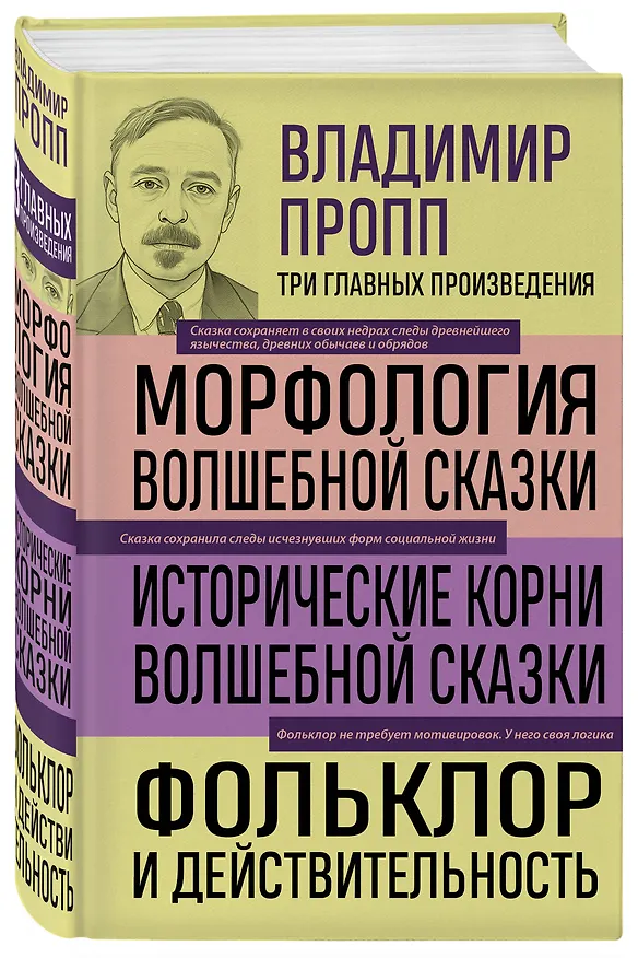 Книга Владимир Пропп. Морфология волшебной сказки. Исторические корни волшебной сказки. Фольклор и действительность (Владимир Пропп) — 4