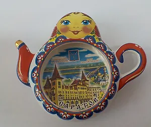 Подставка под чайный пакет (матрешка)