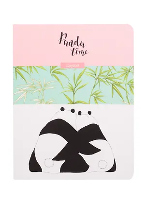 Тетрадь в клетку BG, Panda time, 60 листов, в ассортименте 257872