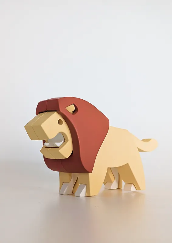 Фигурка HALFTOYS ANIMAL Лев, магнитная. Арт. HAS001 3168764 — 3
