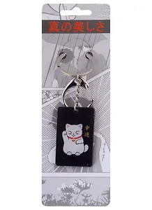 Брелок Котик Манэки-нэко (акрил) (3х5)