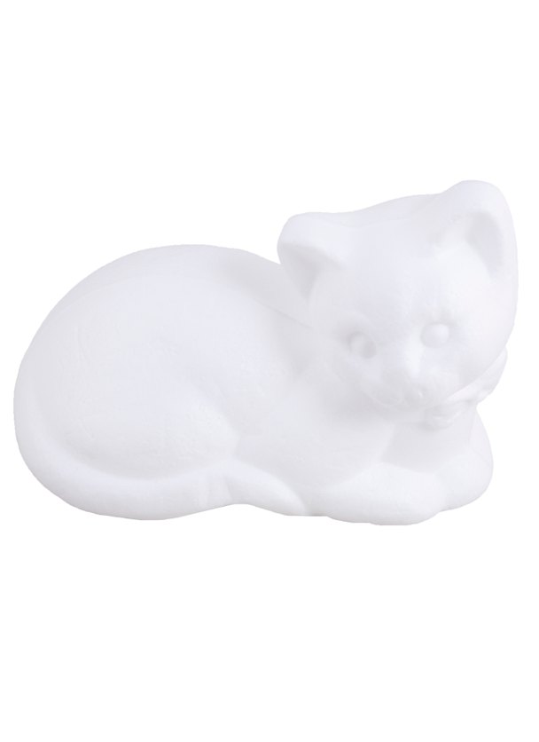 618 Кот маленький лежачий (9,5х13,5см) (Фигурка для творчества) 2335100 — 1