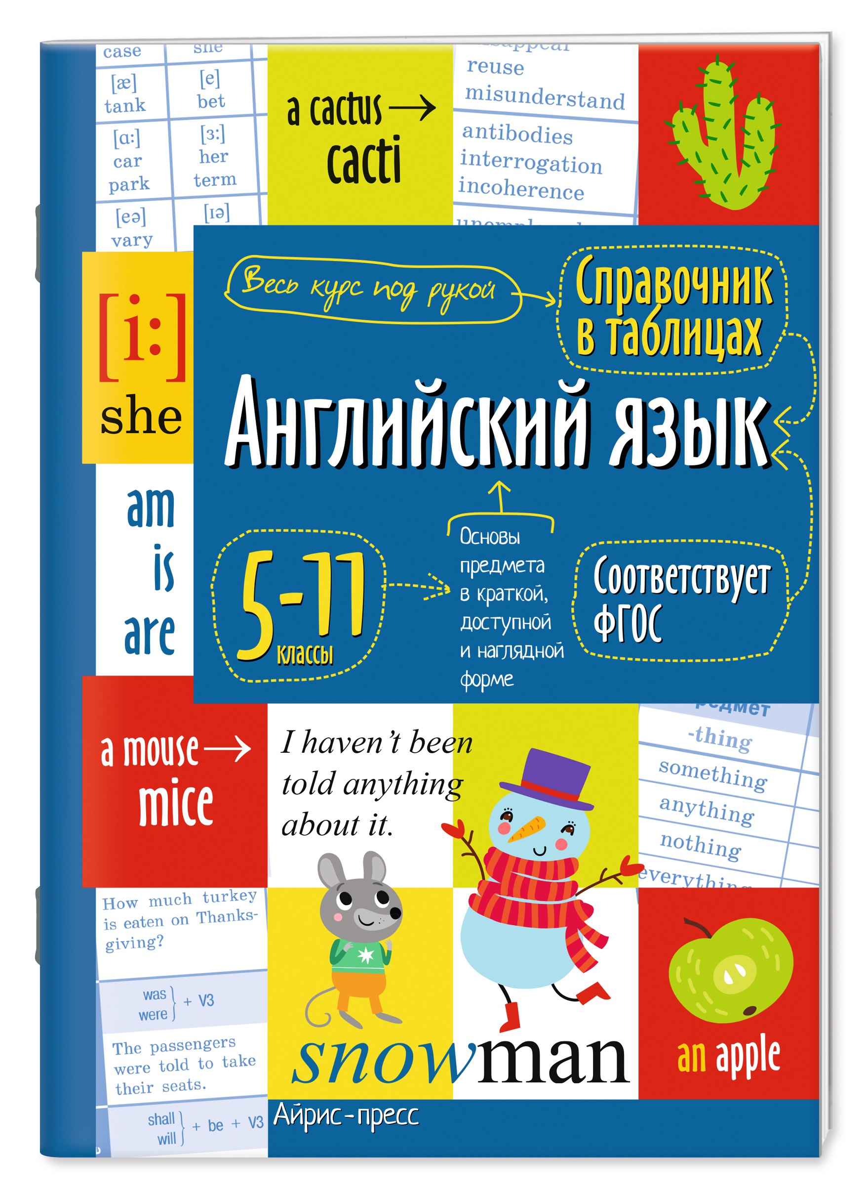 

Английский язык. 5-11 классы. Справочник в таблицах