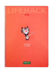 Тетрадь в клетку Hatber, "Смекалки", А4, 96 листов, в ассортименте