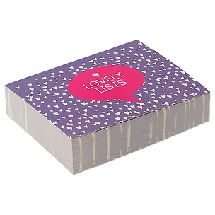 Блок для записей «Lovely lists», 190 листов 2580902