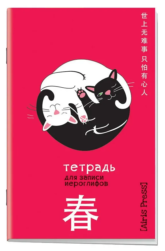 Тетрадь для записи иероглифов «Инь и ян», 32 листа в клетку, А6 - Airis 3098033 — 5
