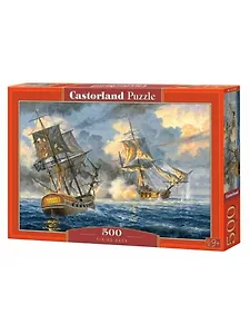 Пазл Морская баталия, 500 деталей Castor Land B-53483