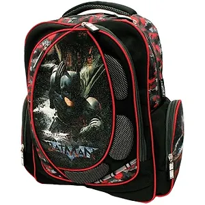Рюкзак школьный "Бэтмен" 38*32*18см, отд.на молнии, уплотн.лямки, уплотн.спинка, светоотраж.вставки, Proff