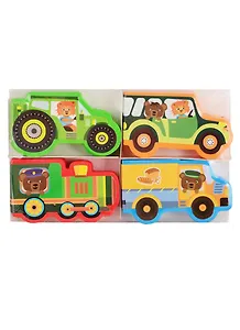 Подарочный набор книг для малышей "Мои машинки" (комплект из 4 книг)