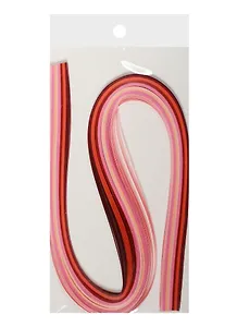 Бумага для квиллинга в пакете с подложкой (3mm) (120 листов) (52cm), оттенки розового (11-2398