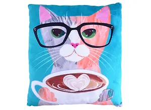 Игрушка мягкая Кот кофеман зеленый