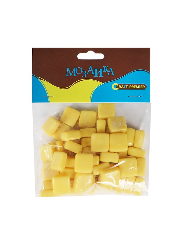 Мозаика стеклянно-керамическая Бледно-желтый (SS29) (упаковка) 2410545 — 1