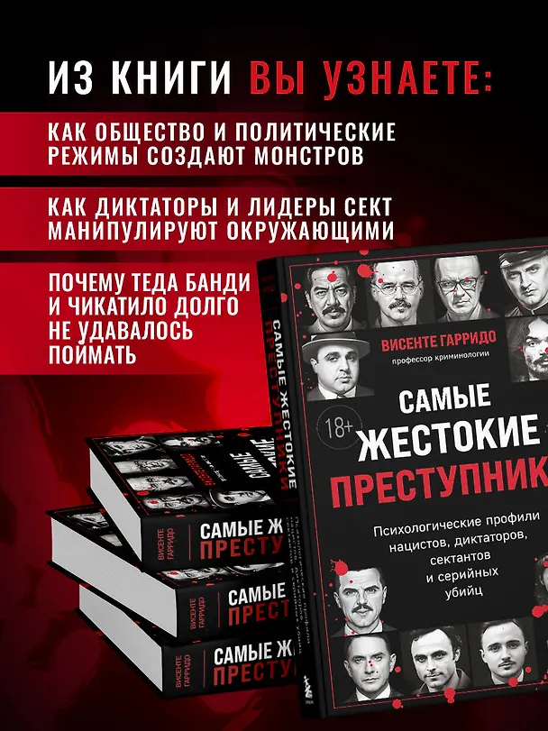 Книга Самые жестокие преступники. Психологические профили нацистов, диктаторов, сектантов и серийных убийц (Висенте Гарридо) — 9