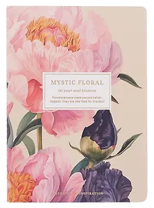 Тетрадь 194*266, 40 листов в клетку "Blossom. Peonies", сшивка