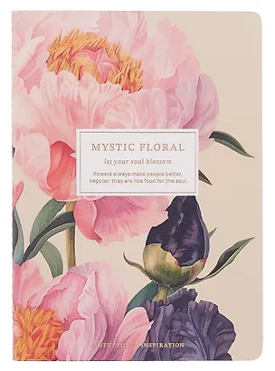 Тетрадь 194*266, 40 листов в клетку "Blossom. Peonies", сшивка 3077756