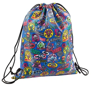 Мешок для сменной обуви "Brawl Stars. Бойцы на синем" 1отд., 320*410мм