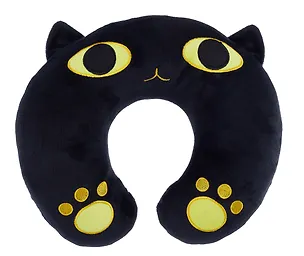 Подушка на шею «Котик с жёлтыми глазками», (30х30 см) 3045399