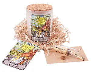 Ароматическая свеча Таро Солнце (Табак,Ваниль) (250мл) (ТАРО-СОЛ)