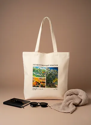 Сумка-шопер Ван Гог Коллаж 3136287