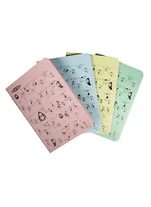 Записная книжка А6 40л кл. "Много диких обезьян" карт.обл., мат.лам., блок офсет, сшивка, ассорти, MARKER ARTE