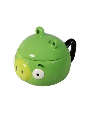 Angry Birds Кружка объемная с крышкой Зеленая свинья (доломит) 2427953