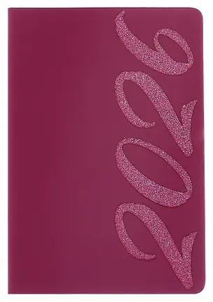 Ежедневник дат. 2026г. А5 176л "Софт-тач" винный, кожзам, тв.переплет, офсет, закругл.углы, ляссе, инд.уп 3116492