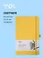 Скетчбук 13*21 80л "Yoi" желтый, 140г/м2, слоновая кость, тв.обл., Yoi — 3096311 — 1