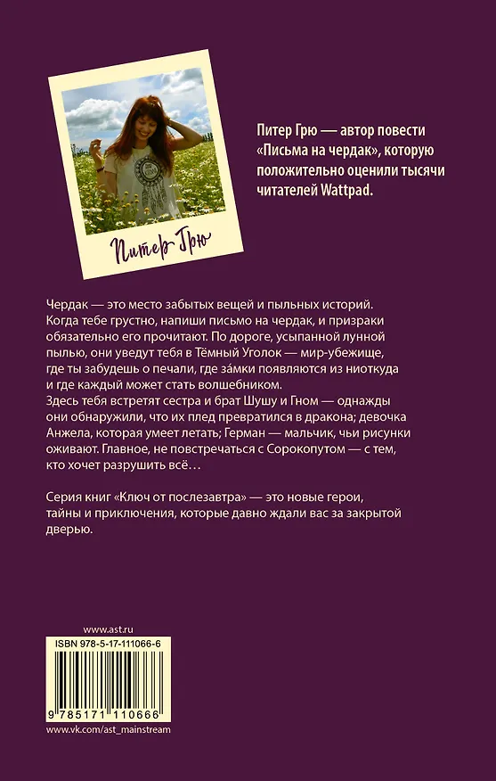 Книга Письма на чердак (Питер Грю) — 2