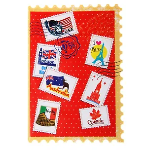 Обложка для паспорта фигурная Люблю путешествовать (841290) 2444859