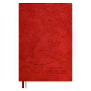 Ежедневник недатированный "Тиволи" Финансовое планирование, А5, 160 листов, красный 2943835