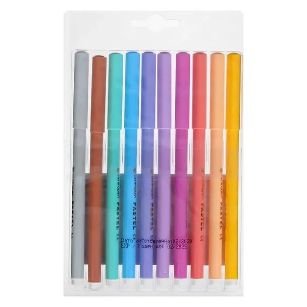 Фломастеры «Pastel» Centropen, 10 цветов 258262 — 2