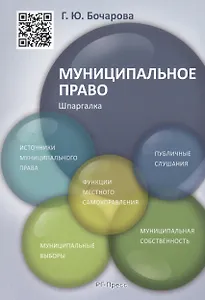 Муниципальное право. Шпаргалка: учебное пособие