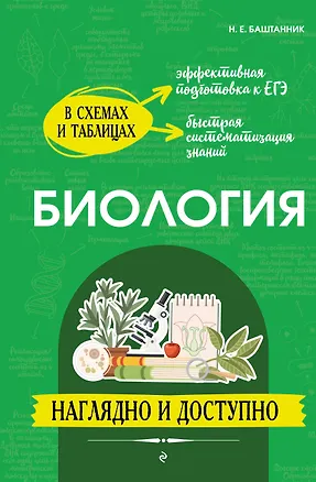 Книга Биология: наглядно и доступно (твёрдая обложка) (Наталья Баштанник)