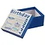 Подарочная коробка «Happy birthday», синяя, маленькая — 239687 — 2