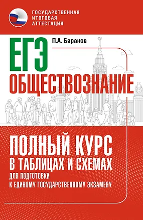 Книга ЕГЭ. Обществознание. Полный курс в таблицах и схемах для подготовки к ЕГЭ (Пётр Баранов)